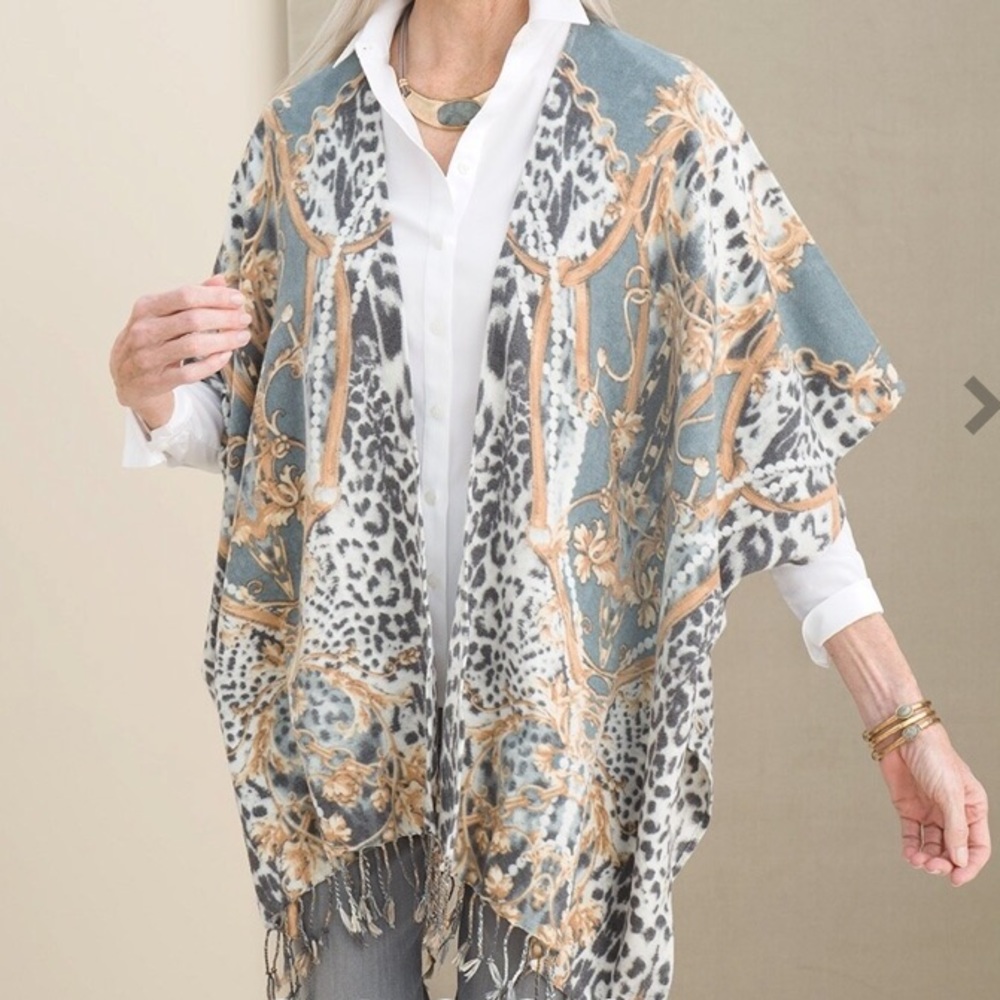 Chicos Ruana Wrap Kimono